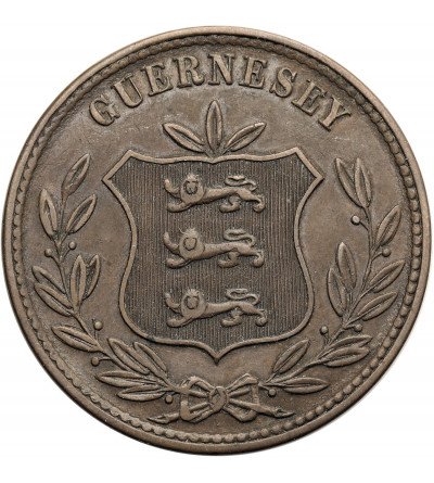 Guernsey, Victoria (1837-1901). 8 Doubles 1874