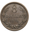 Guernsey, Victoria (1837-1901). 8 Doubles 1874