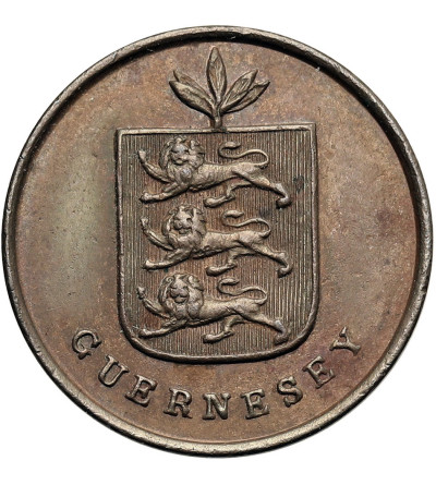 Guernsey, Jerzy IV (1820-1830). 1 Double 1830