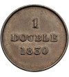 Guernsey, George IV (1820-1830). 1 Double 1830