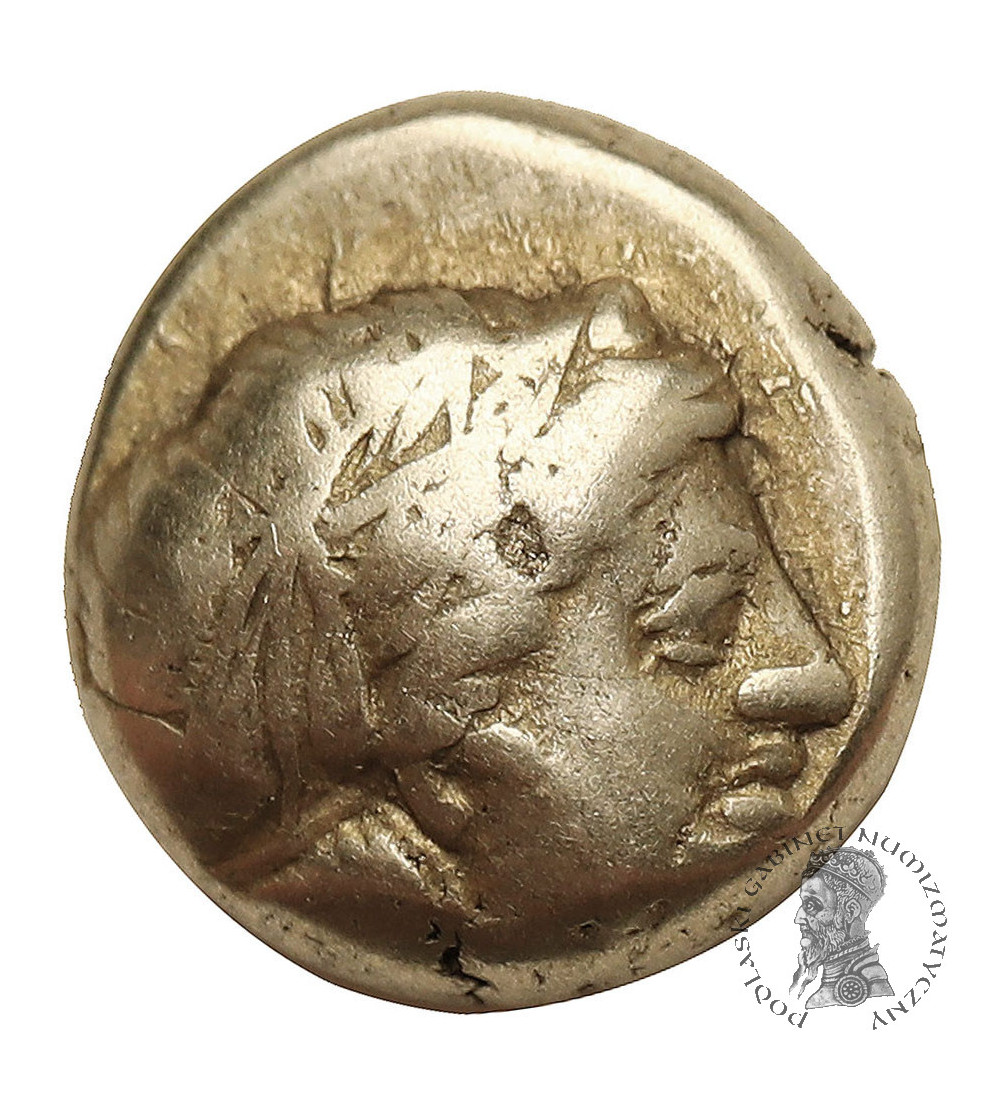 Grecja. Lesbos, Mitylena. EL Hekte (1/6 Statera), ok. 377-326 r. p.n.e.