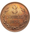 Guernsey, Jerzy V (1910 - 1936). 8 Doubles 1934 H