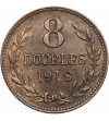 Guernsey, George V (1910-1936). 8 Doubles 1918 H
