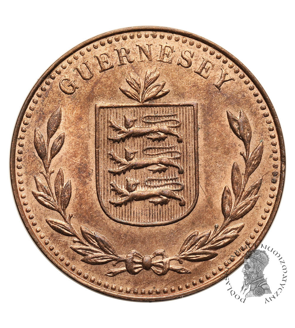 Guernsey, George VI (1936 - 1952). 8 Doubles 1945 H