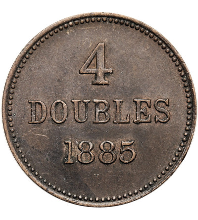 Guernsey, Victoria (1837 - 1901). 4 Doubles 1885 H
