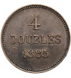 Guernsey, Victoria (1837 - 1901). 4 Doubles 1885 H