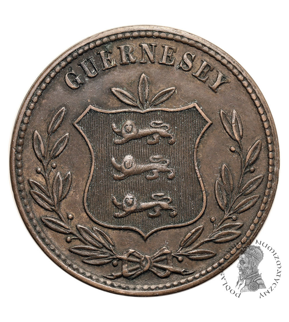 Guernsey, Victoria (1837 - 1901). 8 Doubles 1874