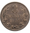 Guernsey, Jerzy V (1910 - 1936). 8 Doubles 1911