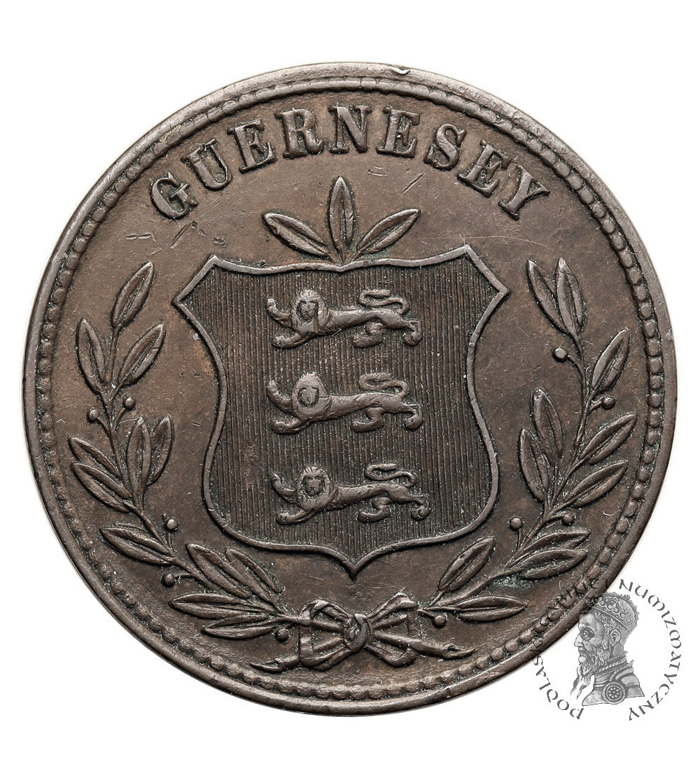Guernsey, Victoria (1837 - 1901). 8 Doubles 1874