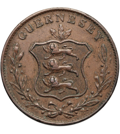 Guernsey, William IV (1830 - 1837). 8 Doubles 1834