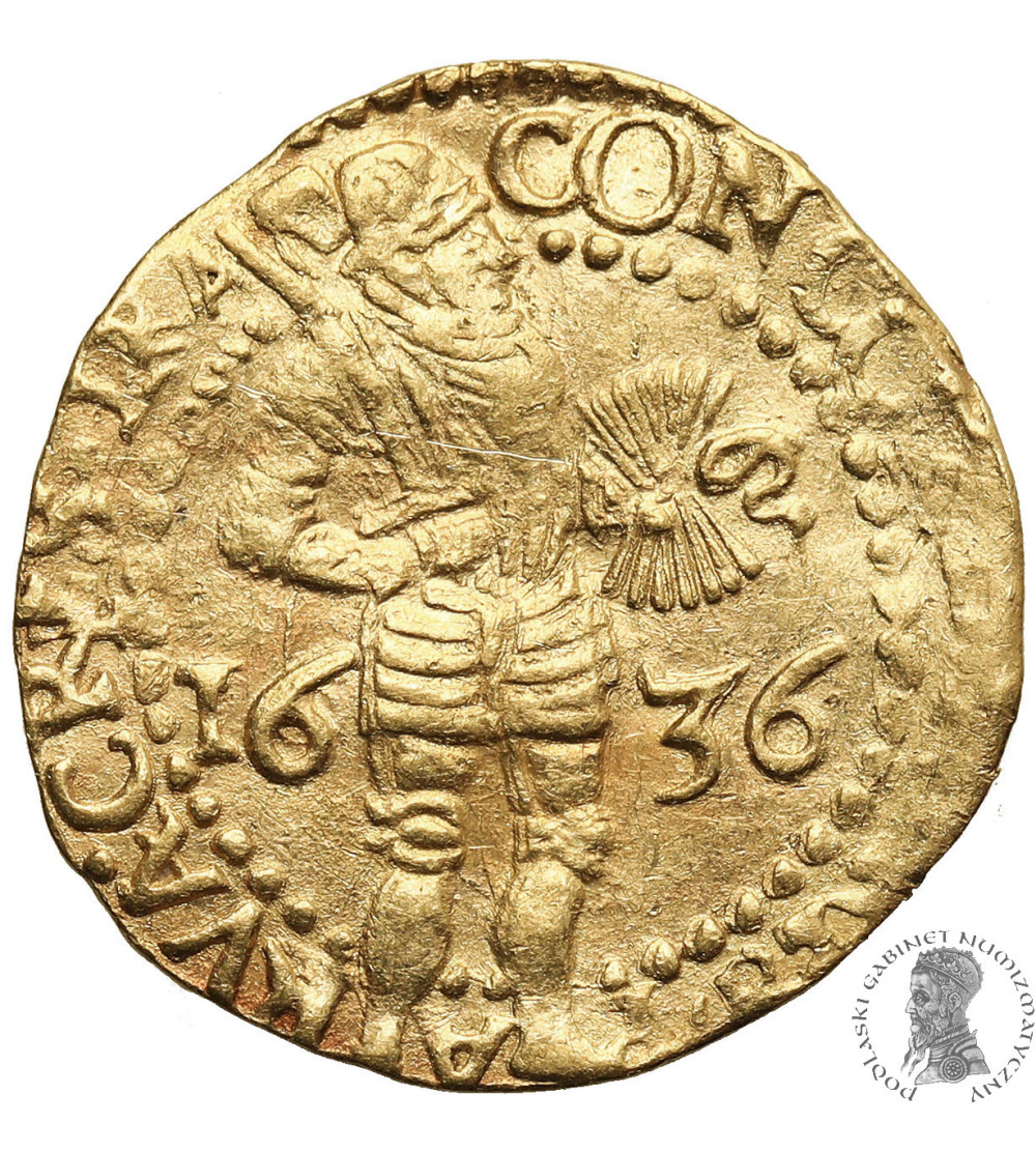 Niderlandy, Prowincja Utrecht (1581-1795). Dukat (Gouden Dukaat), 1636, Utrecht