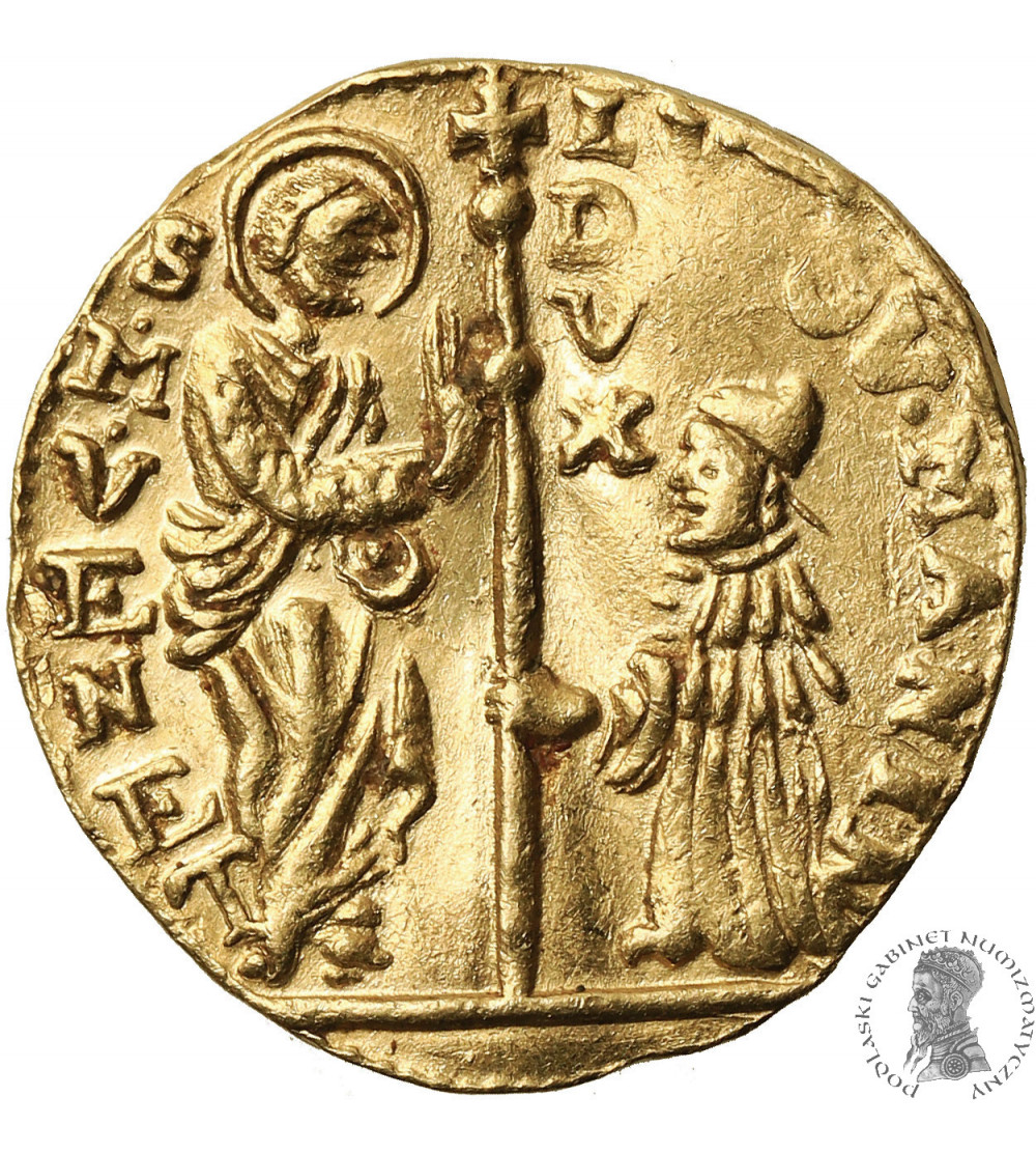 Italy, Venice (Venedig). Lodovico Manin, 1789-1797. AV Ducat (Zecchino) no date