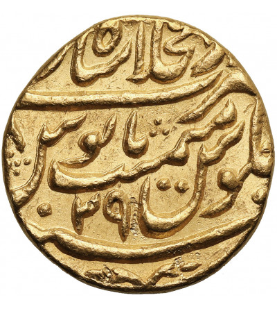 Indie. Imperium Wielkich Mogołów, Muhammad Shah, 1719-1748. Mohur, AH 114? rok 29 / 1746/1747 AD AD, Shahjahanabad (Dehli)