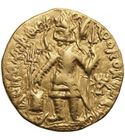Starożytne Indie, Królestwo Kuszanów. Vasudeva I, 195-230 AD. Złoty stater (dinar), bez daty, mennica Pushapapura (Peszawar)
