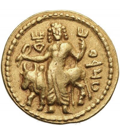 Ancient India, Kushan Empire. Vasudeva I, 195-230 AD. AV Dinar / Stater, no date, Pushapapura (Peshawar) mint