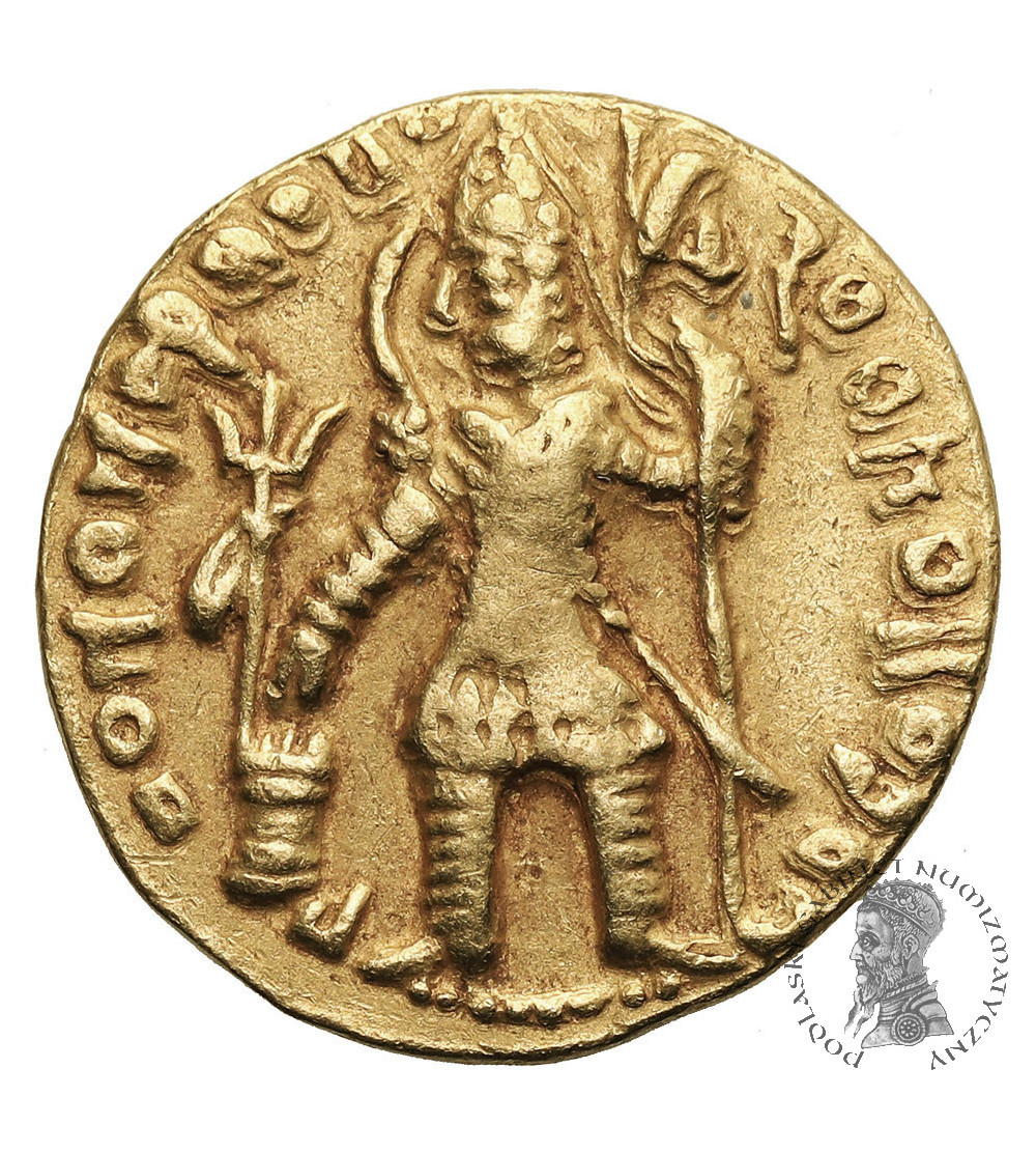 Starożytne Indie, Królestwo Kuszanów. Vasudeva I, 195-230 AD. Złoty stater (dinar), bez daty, mennica Pushapapura (Peszawar)