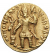 Starożytne Indie, Królestwo Kuszanów. Vasudeva I, 195-230 AD. Złoty stater (dinar), bez daty, mennica Pushapapura (Peszawar)