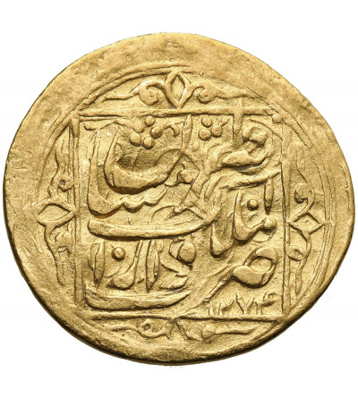 Iran / Persja. Dynastia - Kadżarowie. Nasir al-Din Shah, AH 1264-1313. AV Toman, AH 1274, mennica Dar al-Mulk / Tabaristan