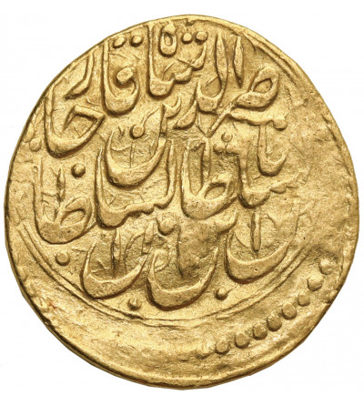 Iran / Persja. Dynastia - Kadżarowie. Nasir al-Din Shah, AH 1264-1313. AV Toman, AH 1274, mennica Dar al-Mulk / Tabaristan