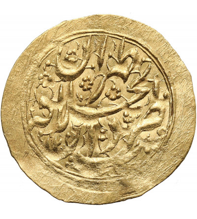 Iran / Persja. Dynastia - Kadżarowie. Nasir al-Din Shah, AH 1264-1313. AV 1/5 Toman, AH 12(79)??, mennica Teheran