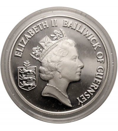 Guernsey, Elizabeth II (1952-2022). 2 pounds 1985, 40th anniversary of liberation from German occupation - Proof