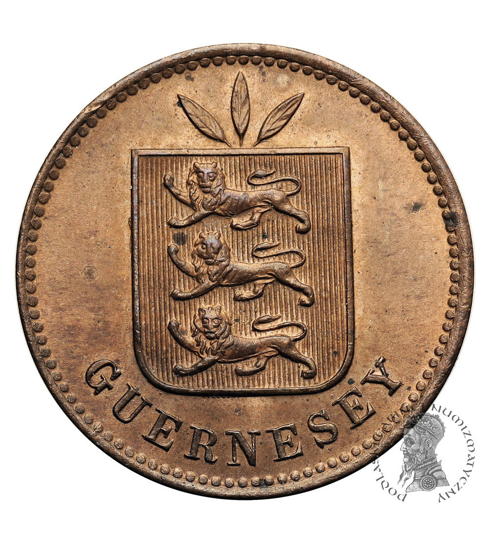 Guernsey, Edward VII (1901-1911). 4 Doubles 1902 H