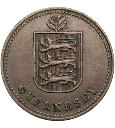 Guernsey, George V (1910-1936). 4 Doubles 1914 H