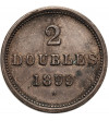 Guernsey, Victoria (1837 - 1901). 2 Doubles 1899 H