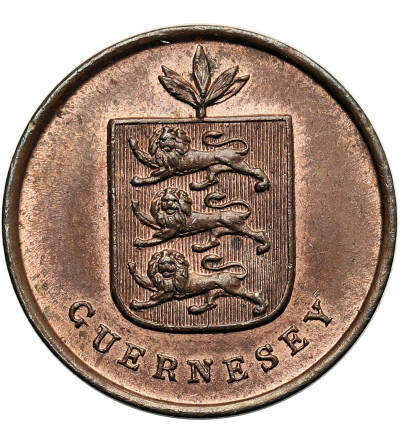 Guernsey, Jerzy IV (1820 - 1830). 1 Double 1830