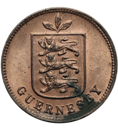 Guernsey, Victoria (1837 - 1901). 1 Double 1899 H