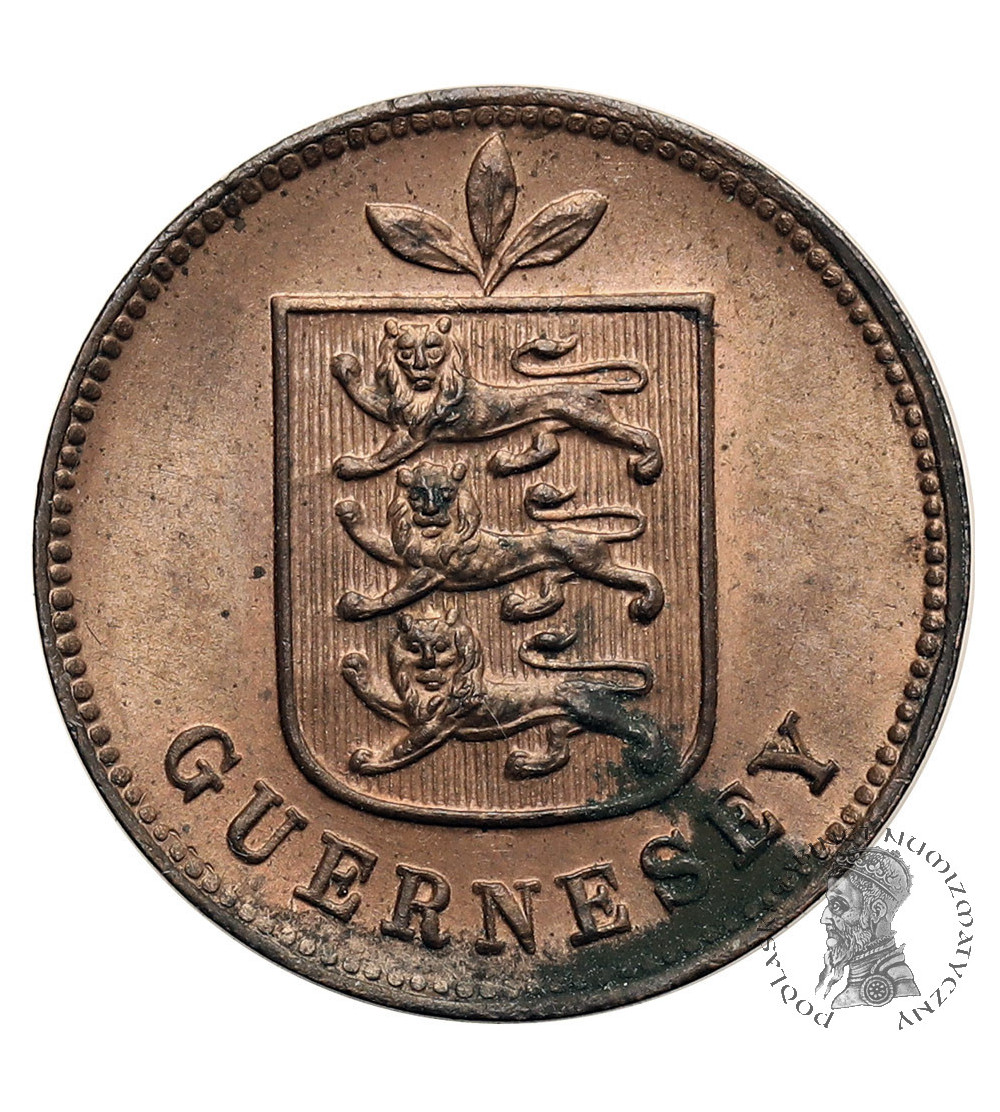 Guernsey, Victoria (1837 - 1901). 1 Double 1899 H