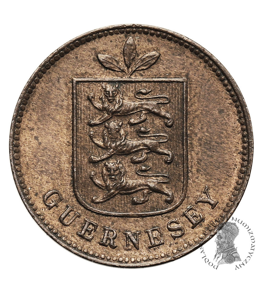 Guernsey, Edward VII (1901 - 1910). 1 Double 1902 H