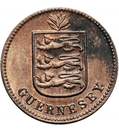 Guernsey, Jerzy V (1910 - 1936). 1 Double 1914 H