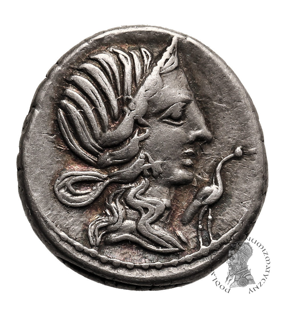 Rzym Republika, Q. Caecilius Metellus Pius, 81 r. p.n.e. AR Denar, mennica nieznana, północna Italia