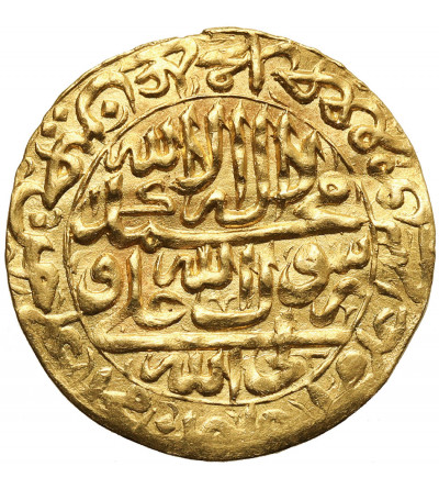 Iran / Persia, Safavid Dynasty. Hosayn I, AH 1105-1135 / 1694-1722 AD. AV Ashrafi, AH 1134 / 1721/1722 AD, Isfahan mint