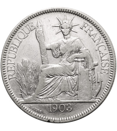 French Indochina. 1 Piastre 1903 A, Monnaie de Paris
