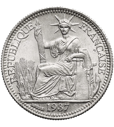 Indochiny Francuskie. 10 centów 1937, Monnaie de Paris