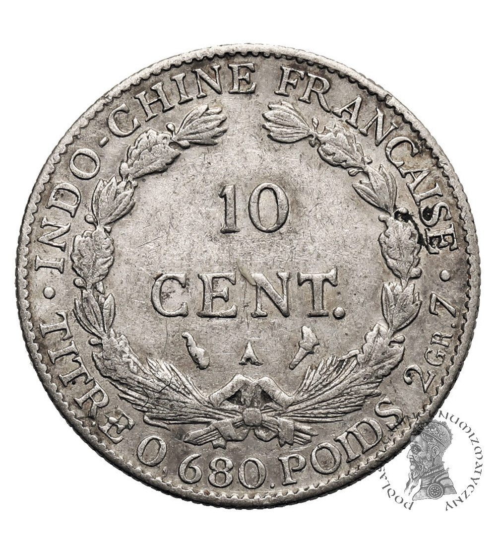 Indochiny Francuskie. 10 centów 1929, Monnaie de Paris