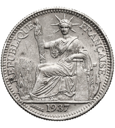 French Indochina. 10 Cents 1937, Monnaie de Paris