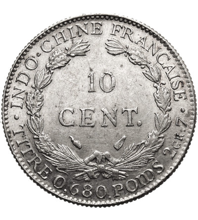 French Indochina. 10 Cents 1937, Monnaie de Paris