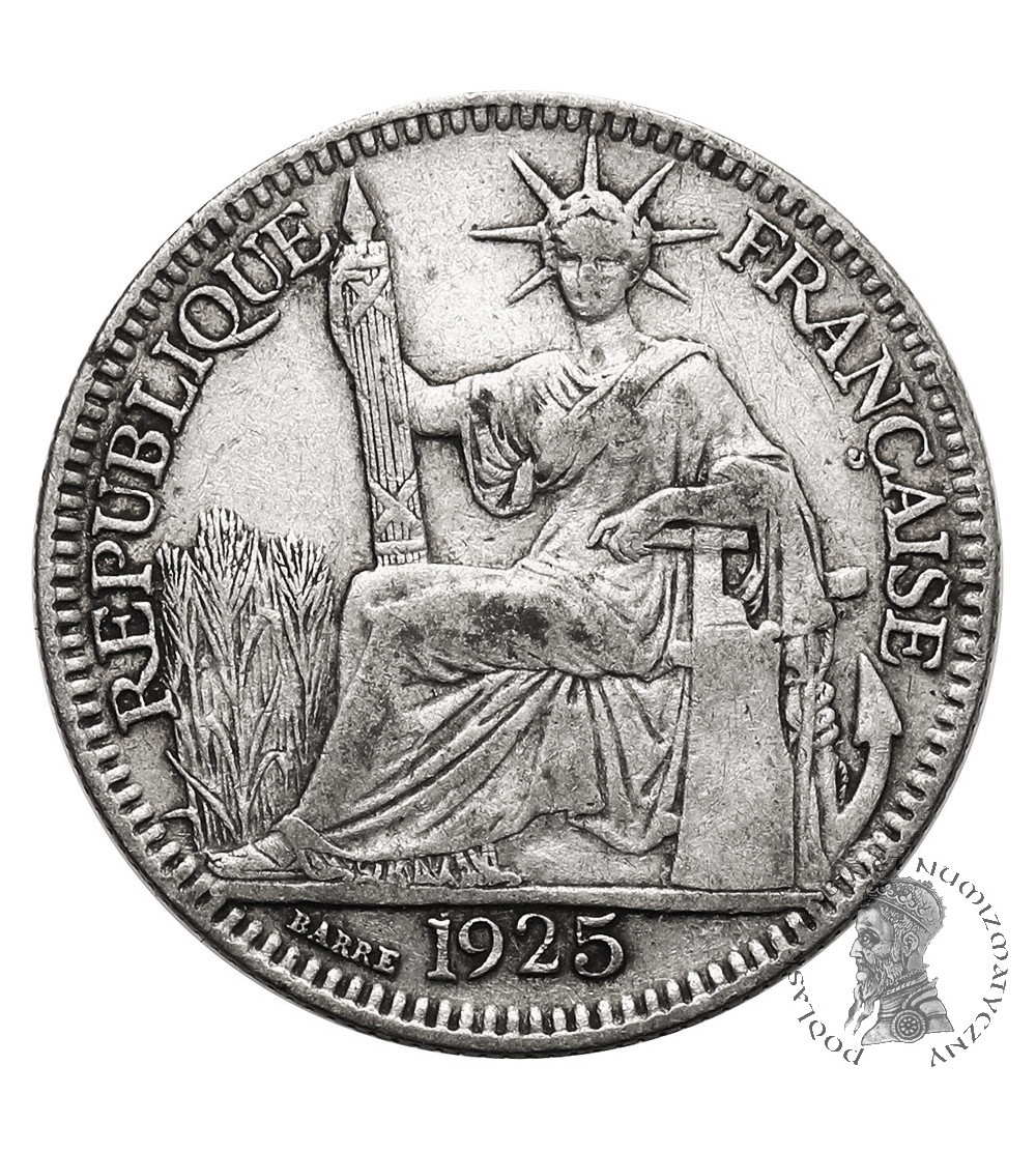 French Indochina. 10 Cents 1925, Monnaie de Paris