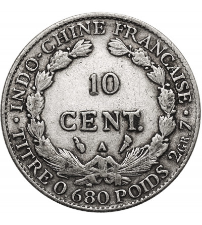 French Indochina. 10 Cents 1925, Monnaie de Paris
