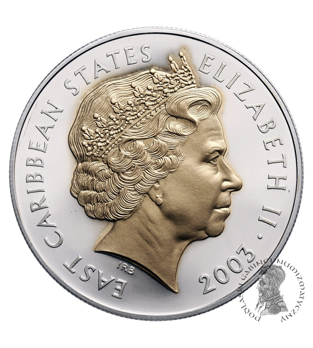 East Caribbean States. 10 Dollars 2003, Royal Maundy Design