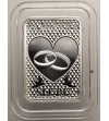 Poland. Silver collector's bar Wedding Souvenir