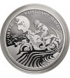 Poland. Silver medal commemorating the 10th anniversary of the Orlen brand