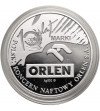 Poland. Silver medal commemorating the 10th anniversary of the Orlen brand