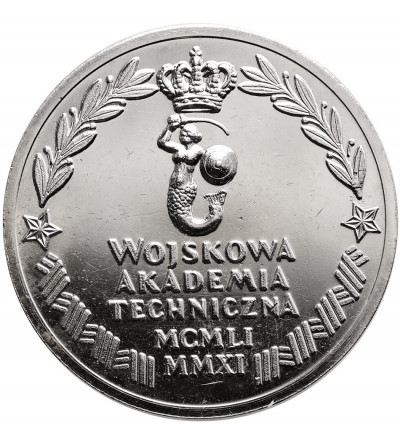 Poland. 2011 medal minted to commemorate the 60th anniversary of the Military University of Technology (WAT)