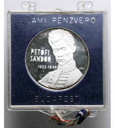 Hungary. Sándor Petőfi Silver medal - Proof