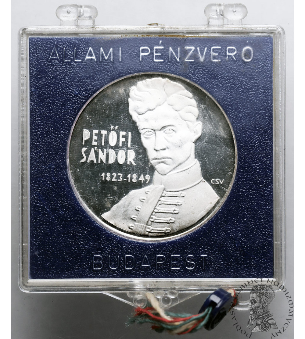Hungary. Sándor Petőfi Silver medal - Proof