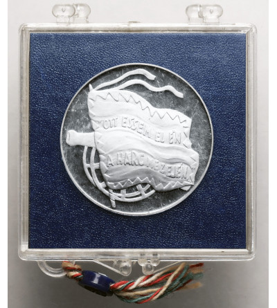 Węgry. Srebrny medal Sandor Petofi / Sándor Petőfi  - Proof